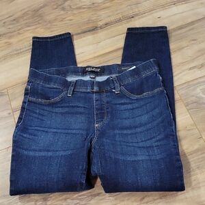 Judy Blue Deep Indigo Skinny Leg Pull On Jeans